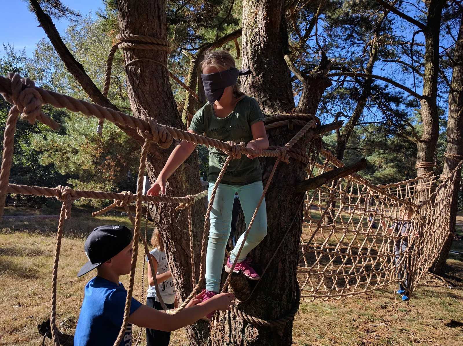 Kids activities at Oldskool Outdoor Amersfoort — family travel photo