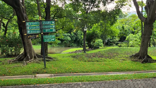 Details at Queen Sirikit Park Bangkok — travel photo