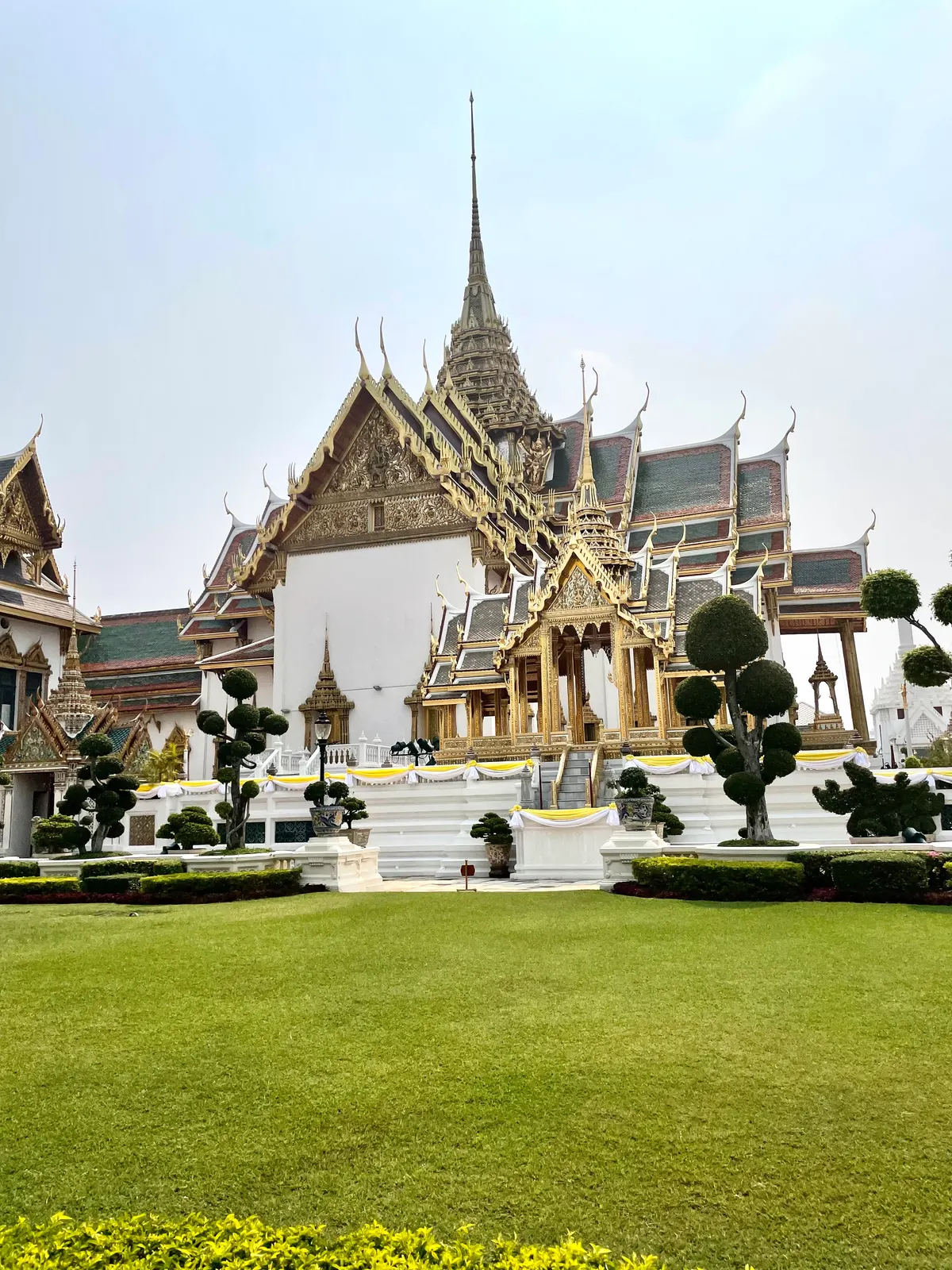 Interior at The Temple of the Emerald Buddha Bangkok — travel photo