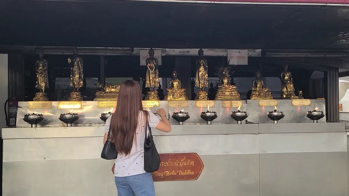Interior at Bangkok City Pillar Shrine Bangkok — travel photo