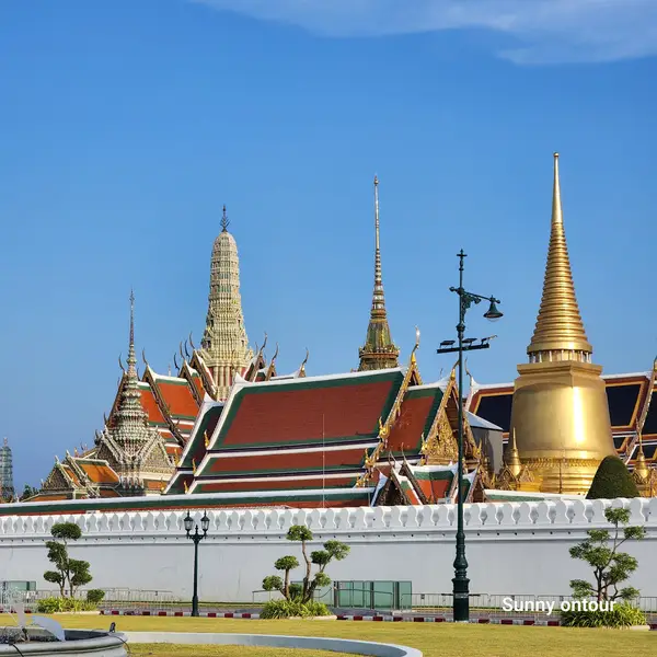 Interior at The Temple of the Emerald Buddha Bangkok — travel photo