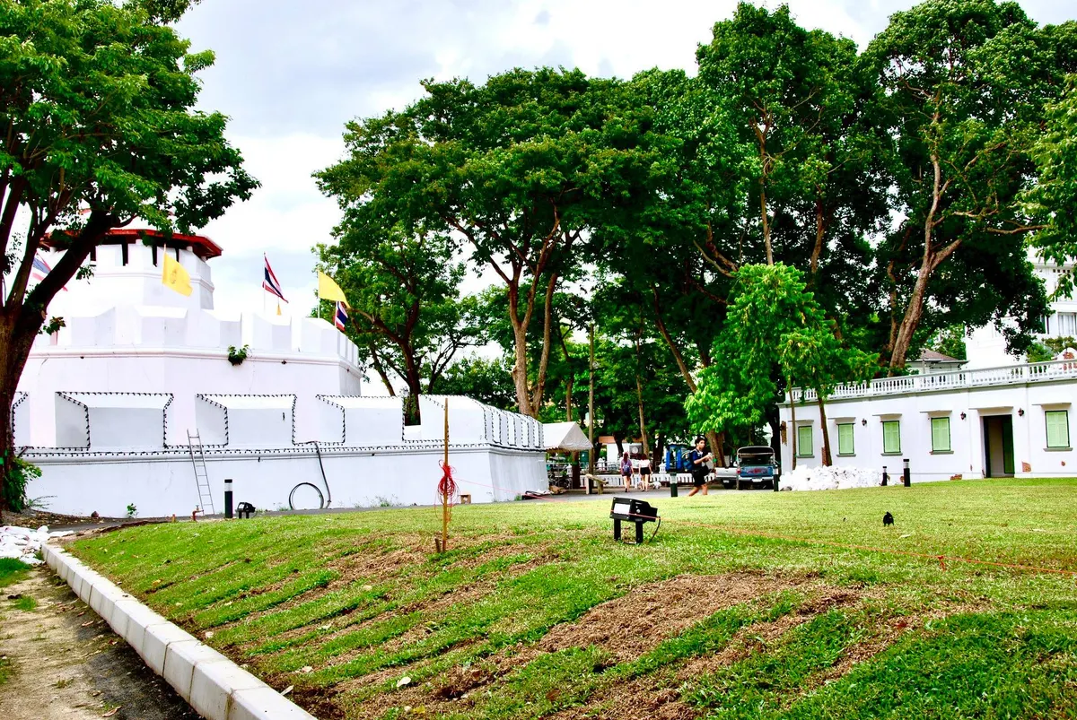 Details at Mahakan Fort Park Bangkok — travel photo