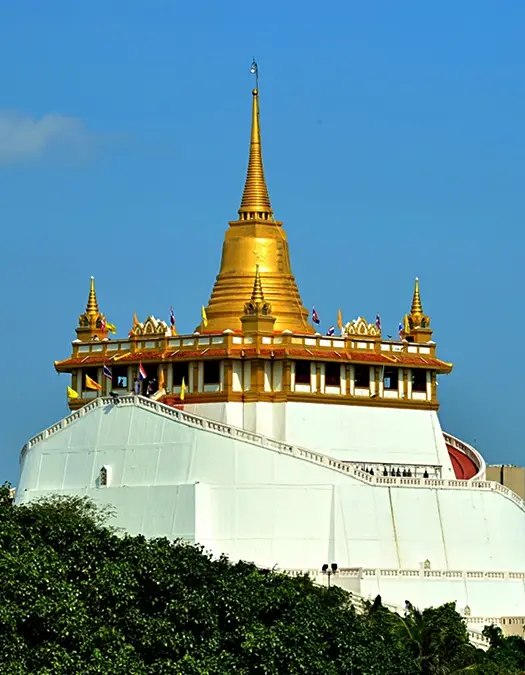Details at Wat Saket Ratchawora Mahawihan Bangkok — travel photo