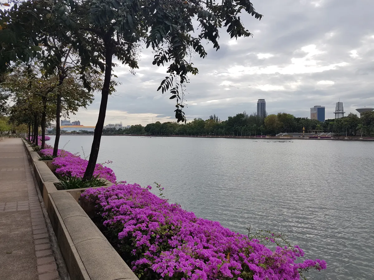 Details at Benjakitti Park Bangkok — travel photo