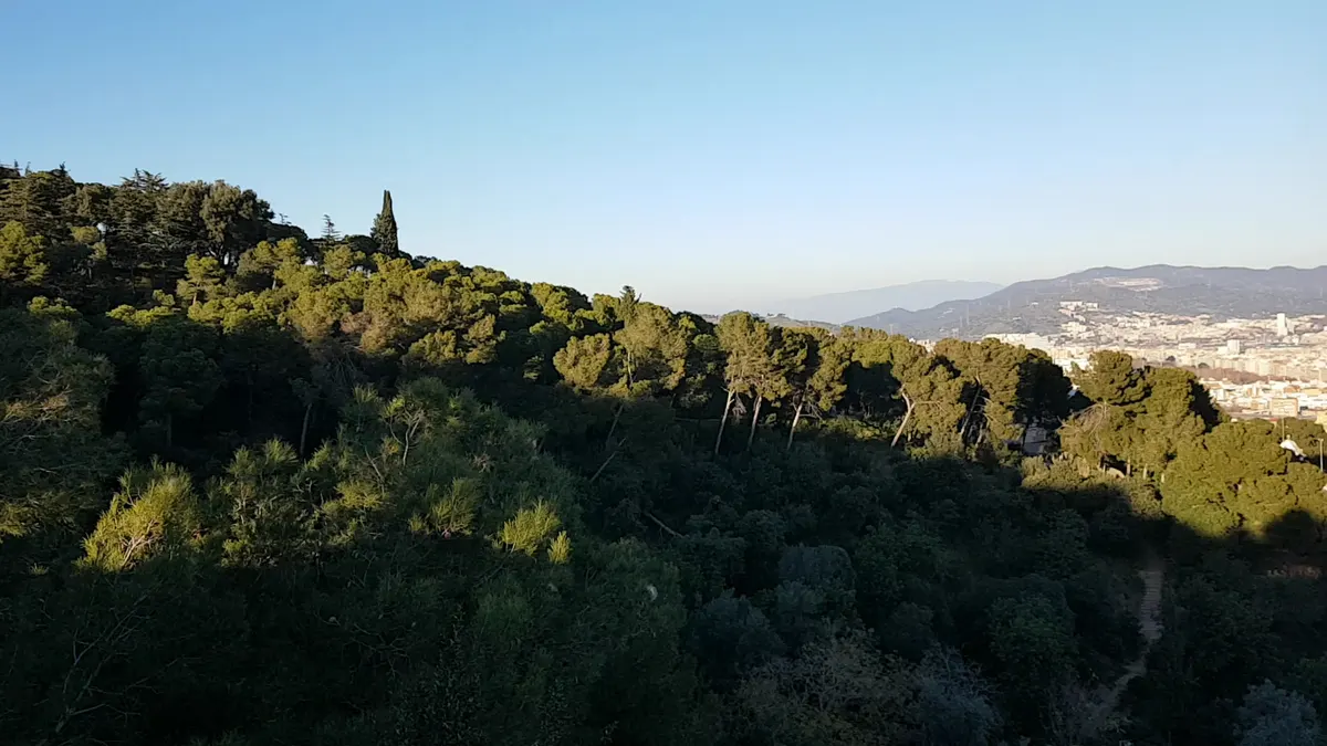Around the area at Parc del Guinardó Barcelona — travel photo