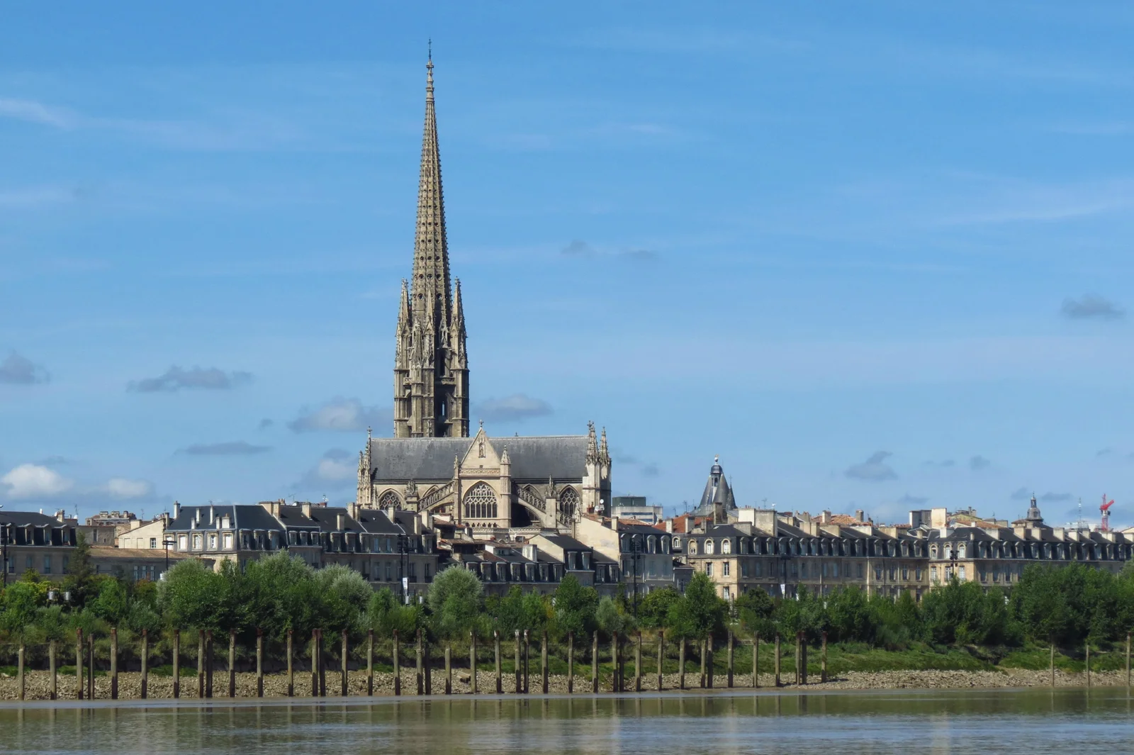 Outdoor views at Basilique Saint-Michel Bordeaux — family travel photo