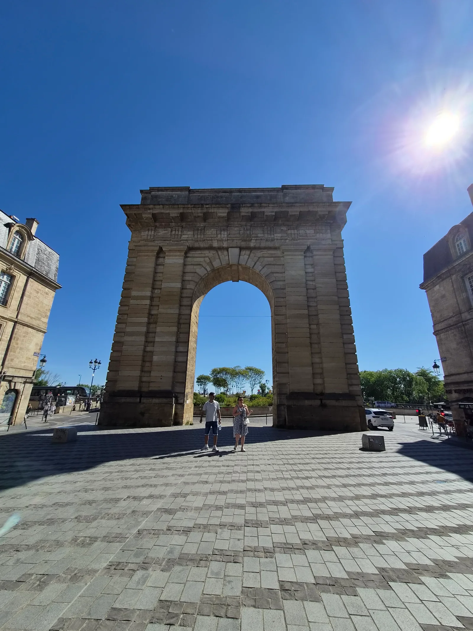 Kids activities at Porte de Bourgogne Bordeaux — family travel photo