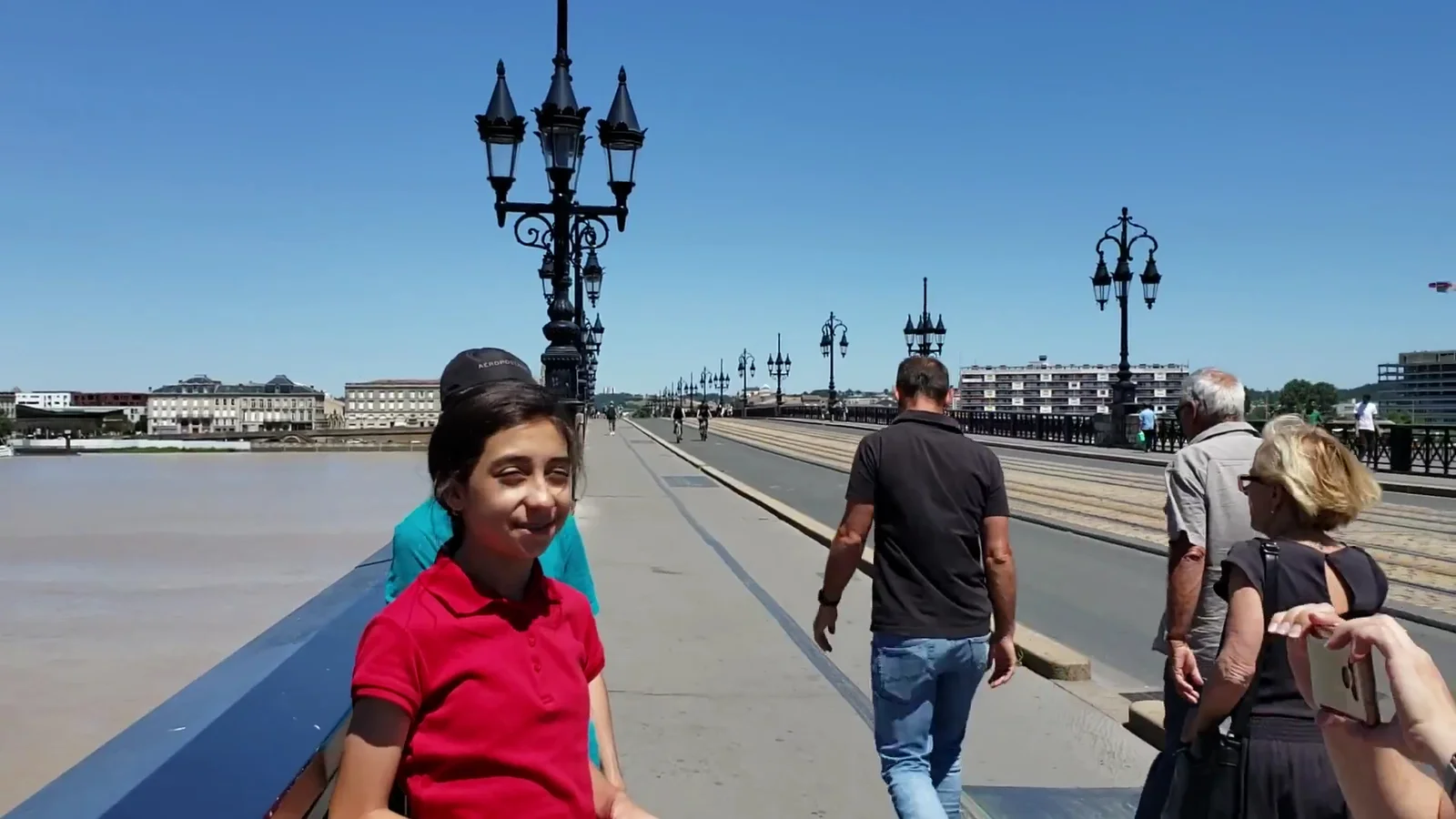Outdoor views at Porte de Bourgogne Bordeaux — family travel photo