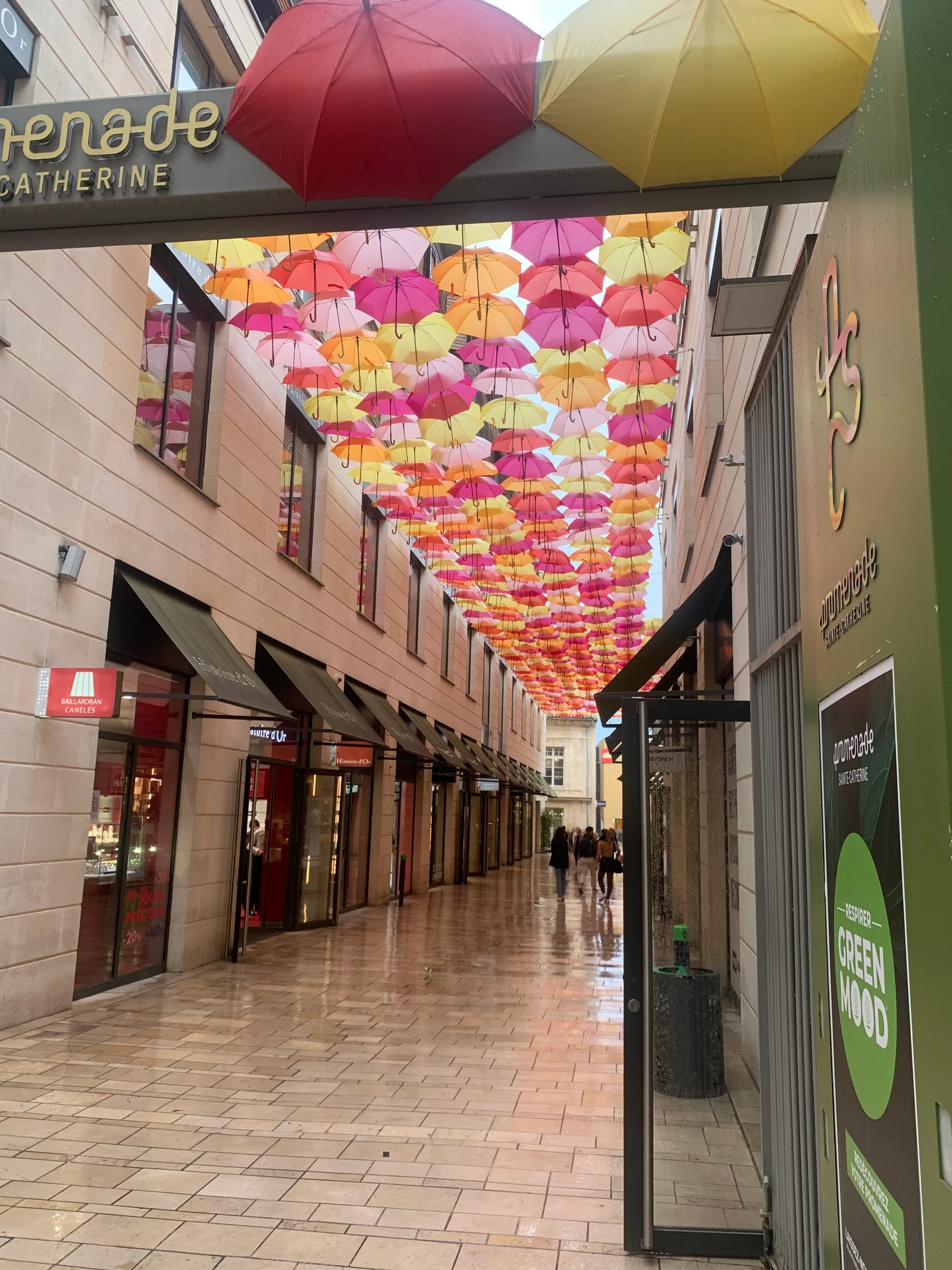 Outdoor views at Galeries Lafayette Bordeaux Bordeaux — family travel photo