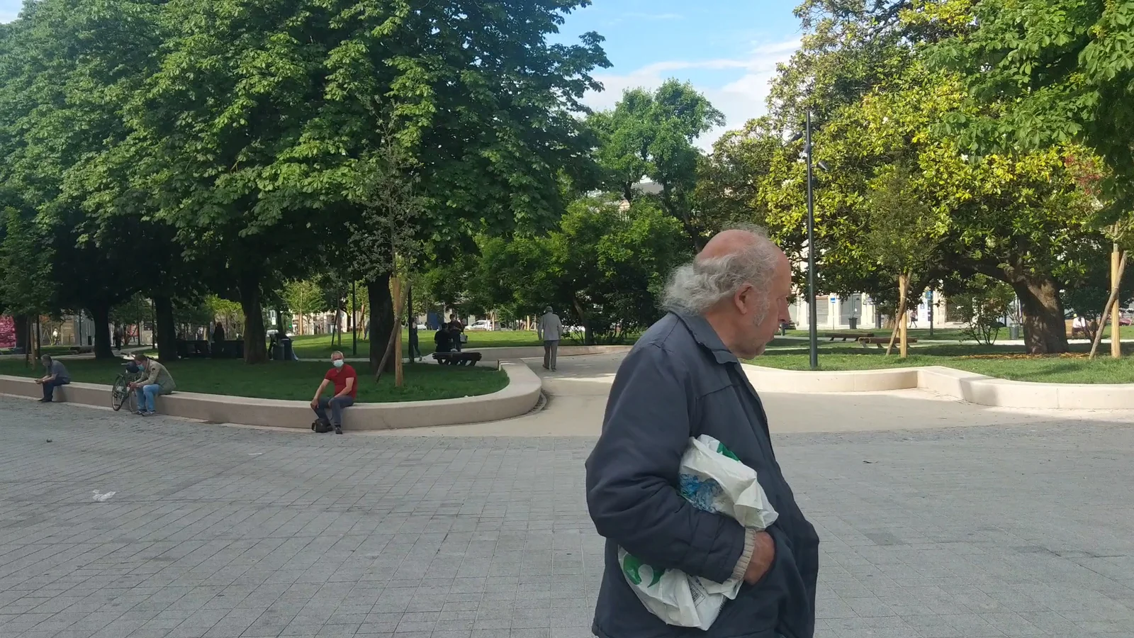 Kids activities at Place Gambetta Bordeaux — family travel photo