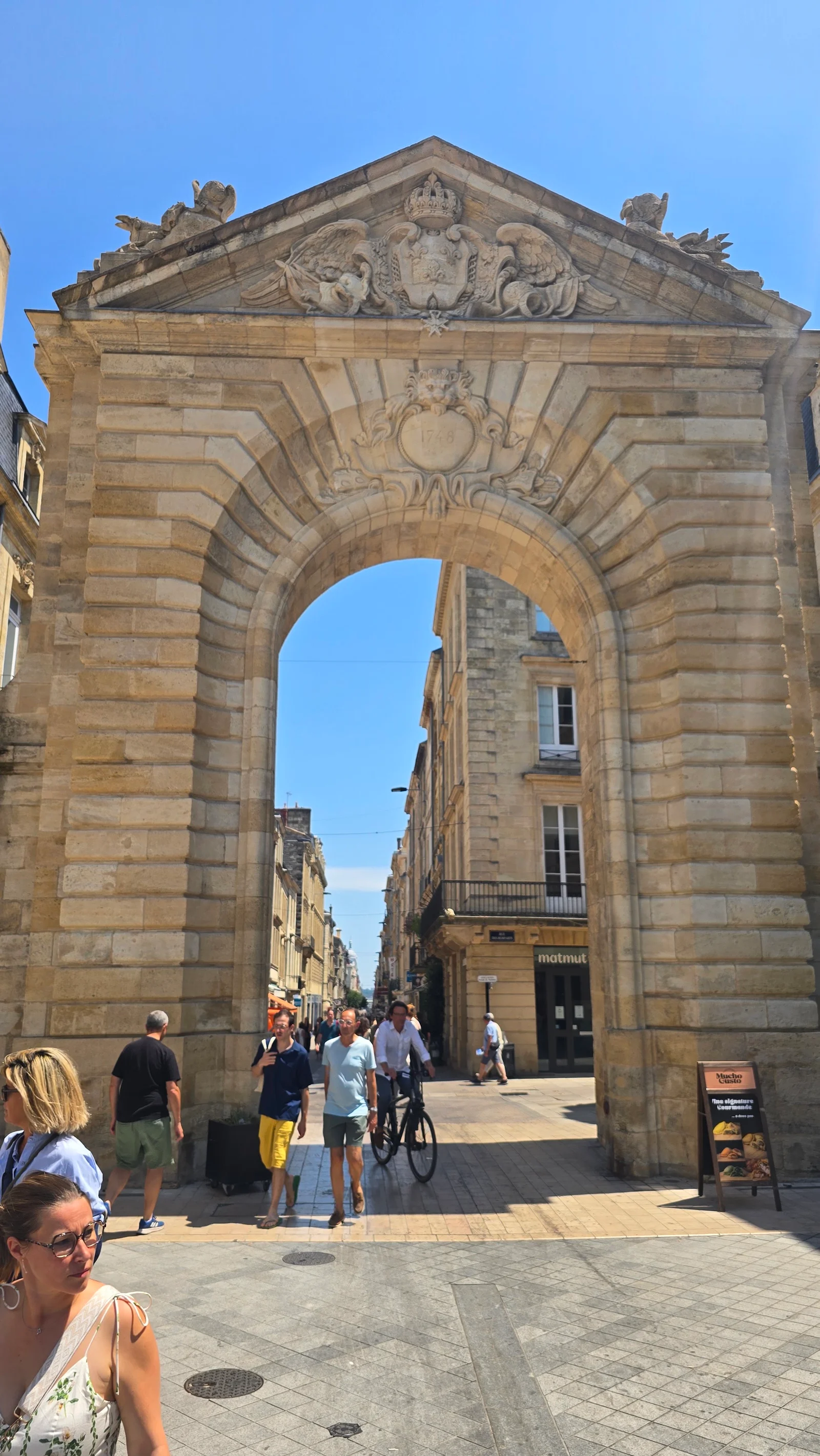 Kids activities at Porte Dijeaux Bordeaux — family travel photo
