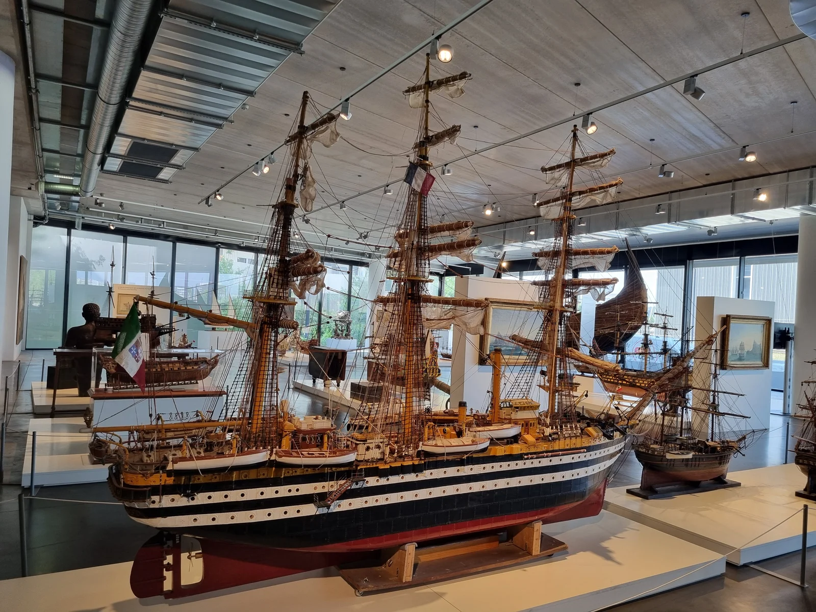 Kids activities at Musée Mer Marine Bordeaux — family travel photo