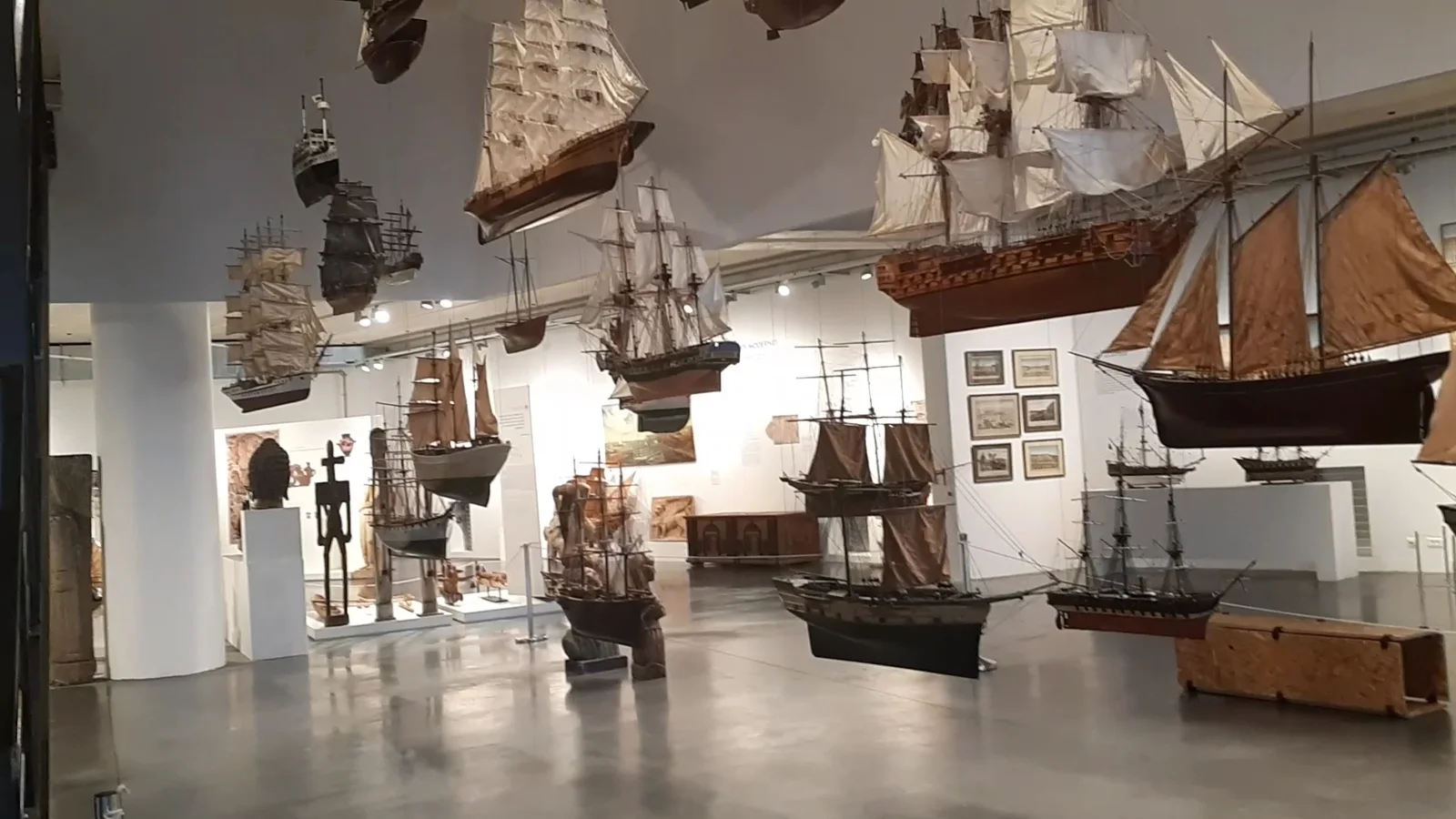 Family areas at Musée Mer Marine Bordeaux — family travel photo