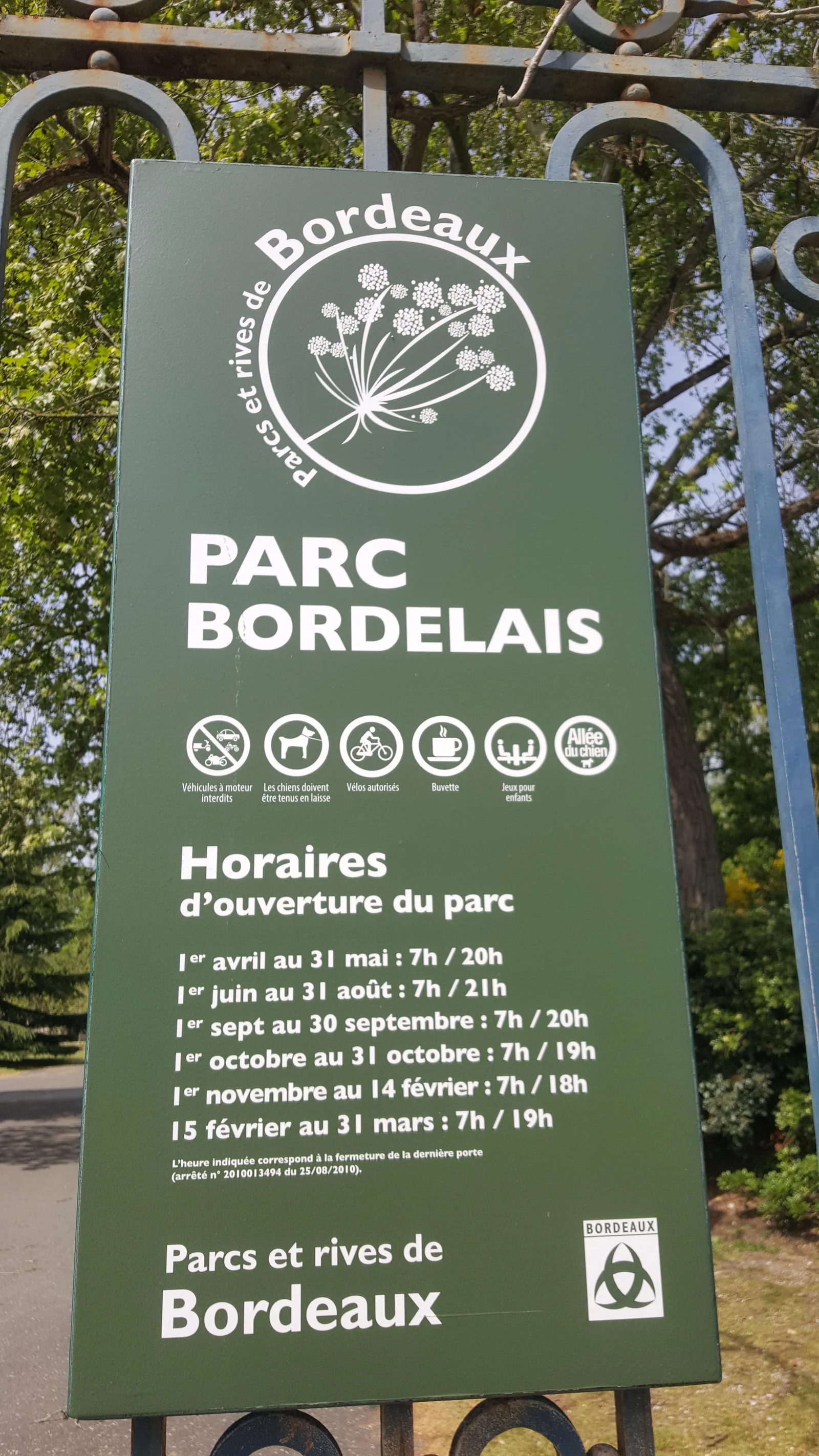 Outdoor views at Parc Bordelais Bordeaux — family travel photo