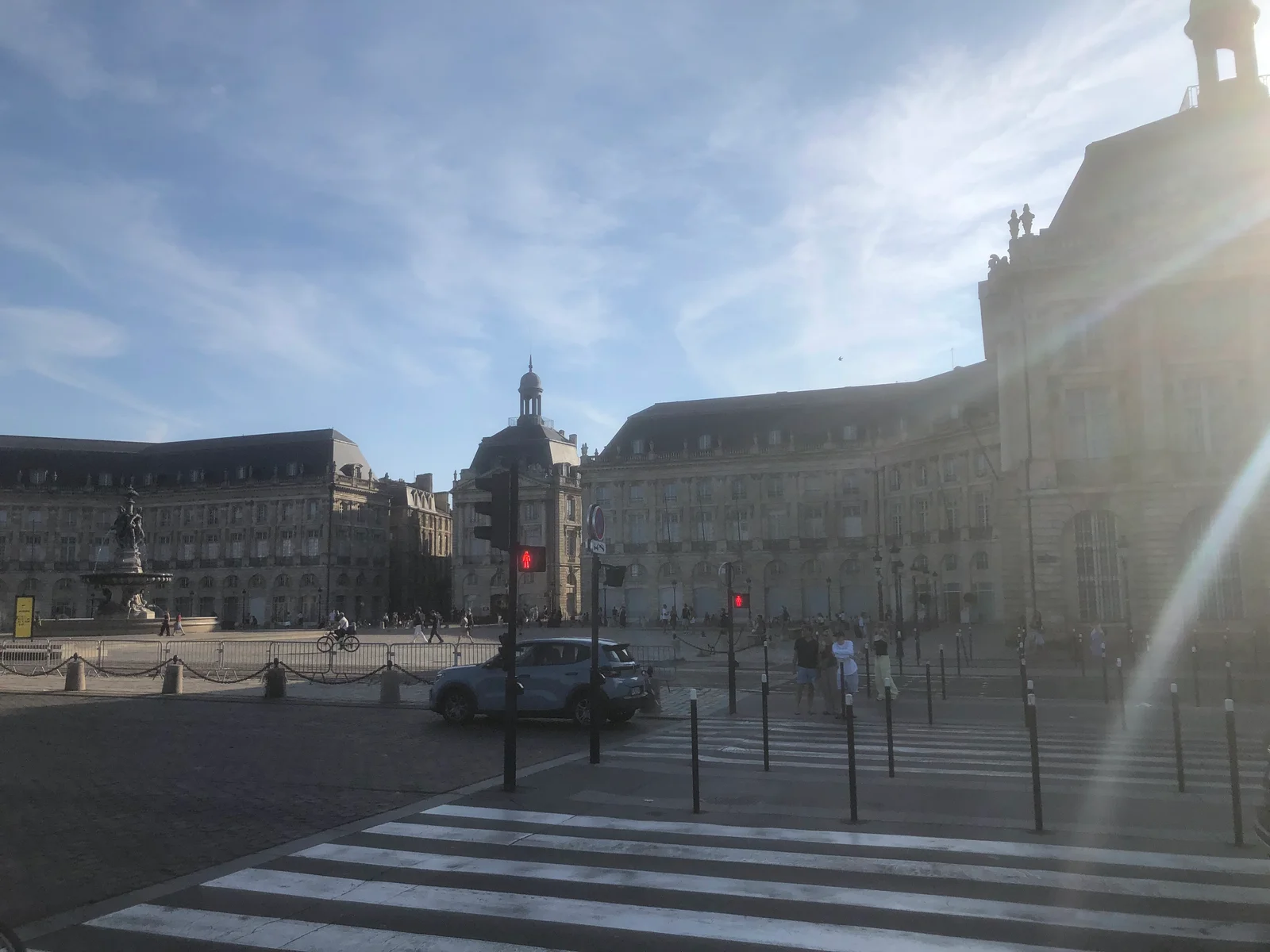 Kids activities at Place de la Bourse Bordeaux — family travel photo