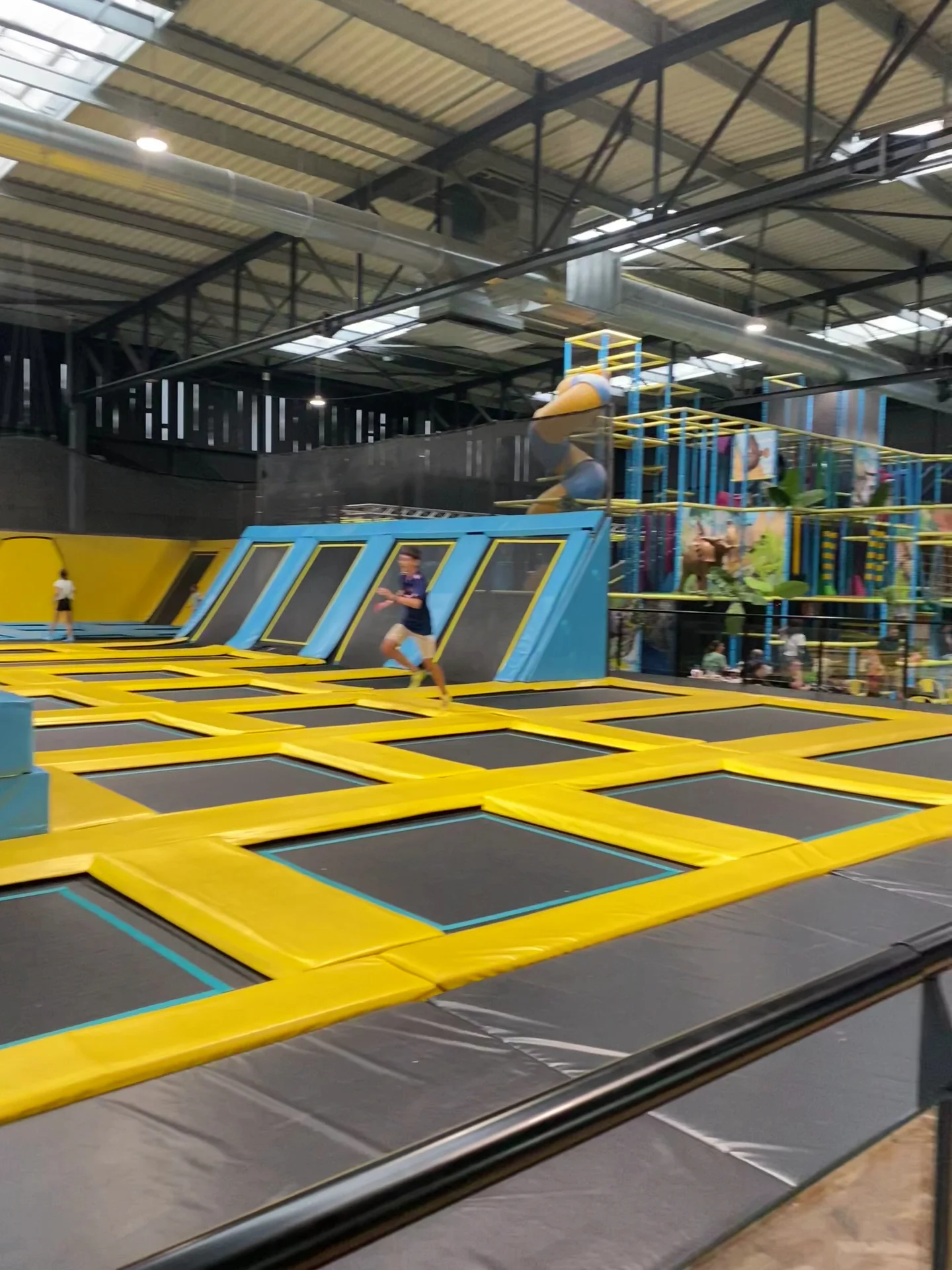 Family areas at Trampoline Park Bordeaux Merignac Bordeaux — family travel photo