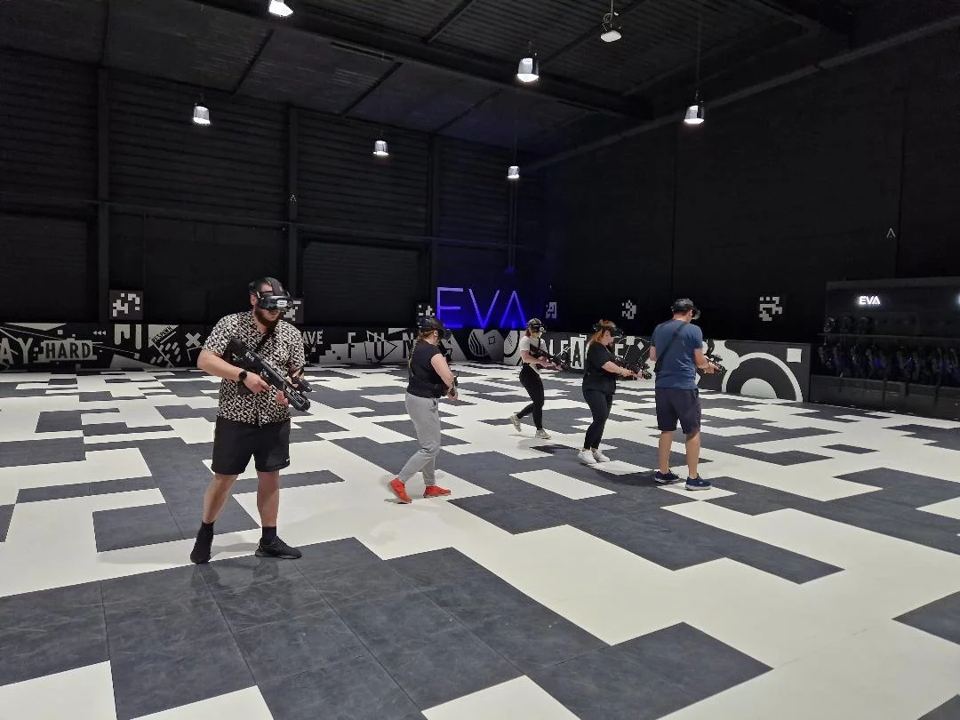 Interactive zones at EVA Bordeaux-Lac Bordeaux — family travel photo