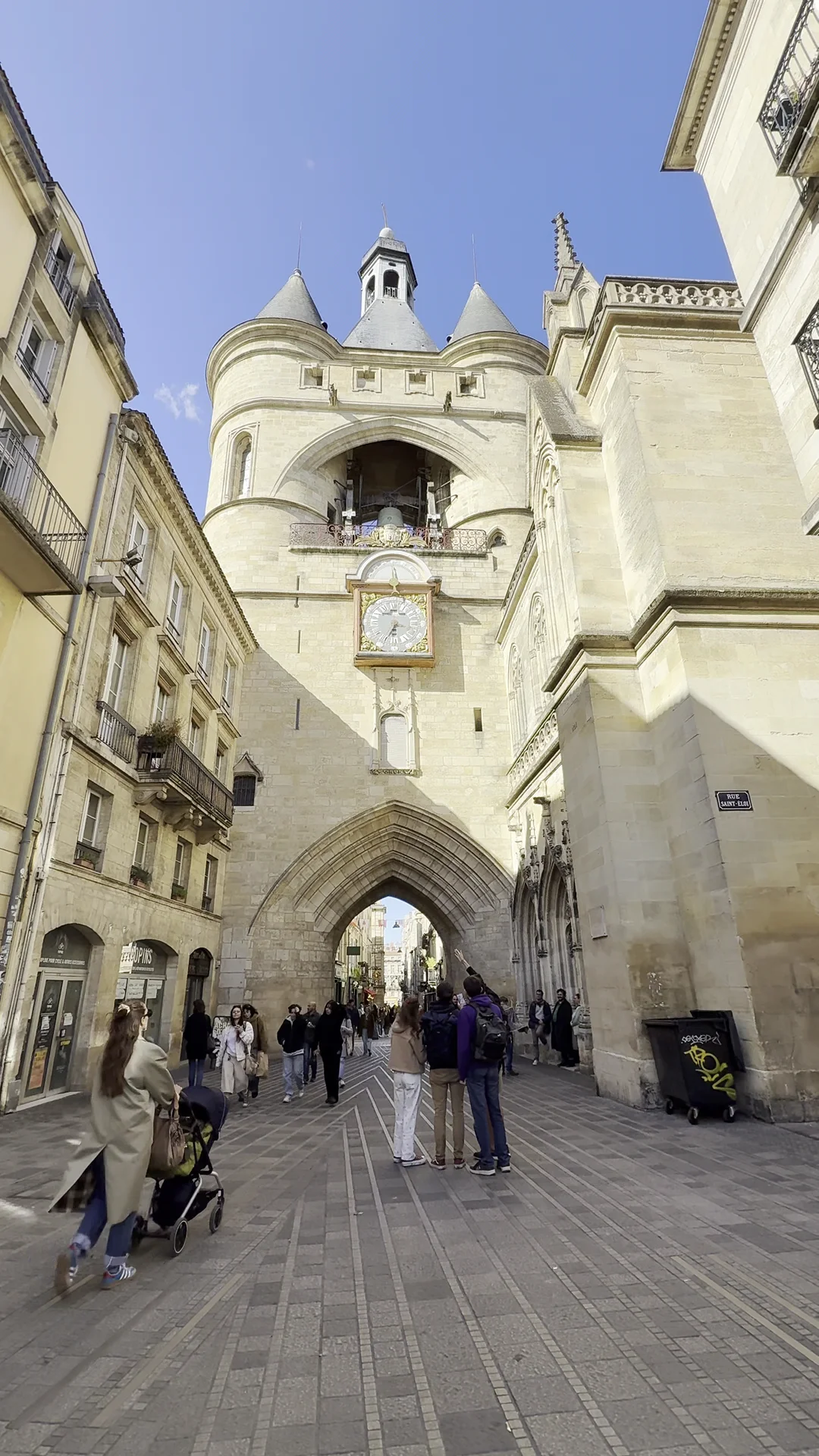 Family areas at Grosse Cloche Bordeaux — family travel photo