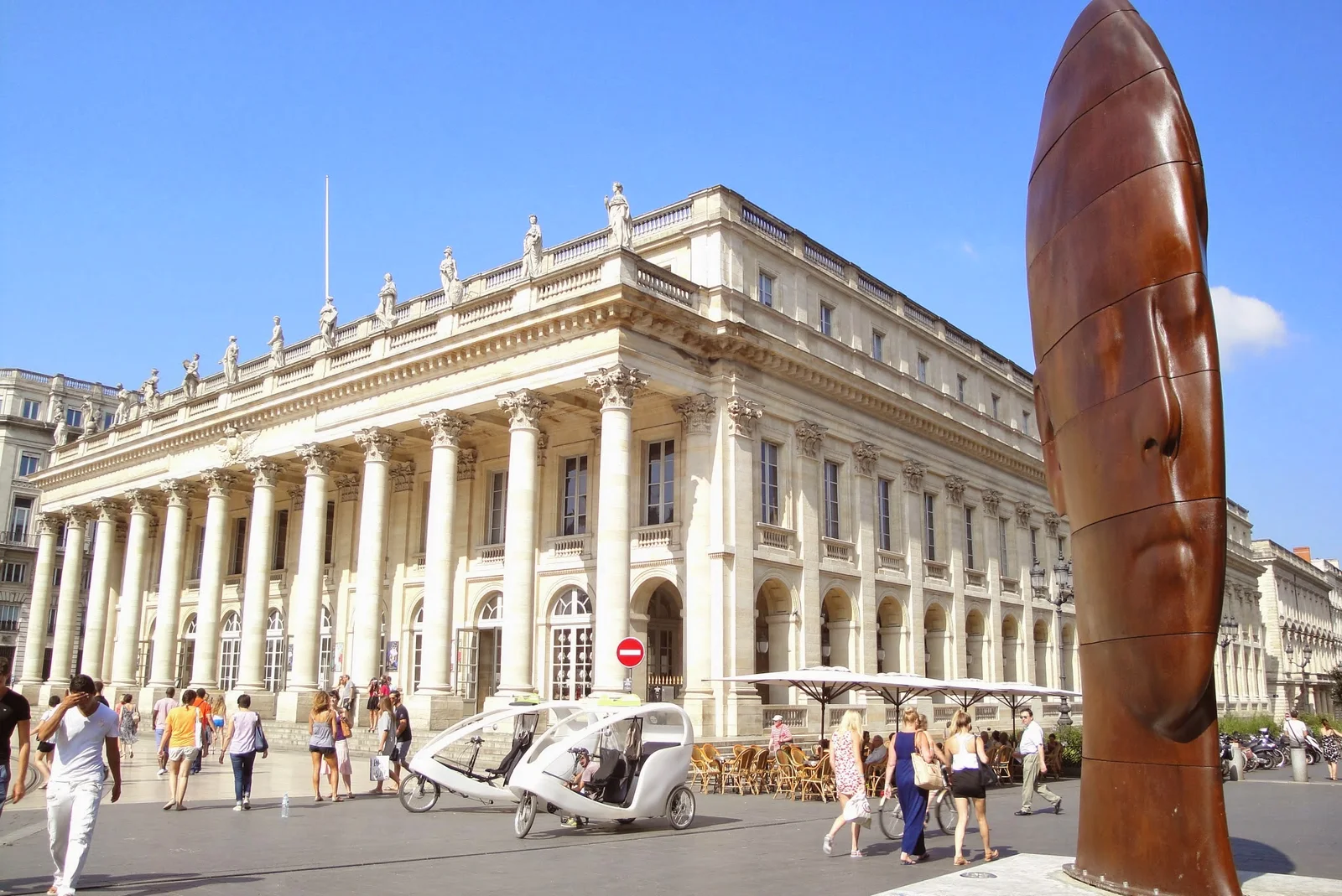 Outdoor views at Opéra National de Bordeaux - Grand-Théâtre Bordeaux — family travel photo