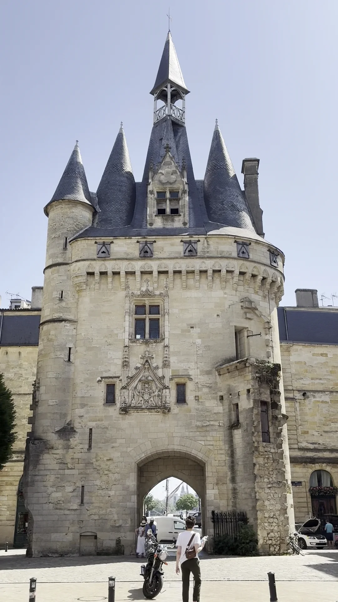 Family areas at Porte Cailhau Bordeaux — family travel photo