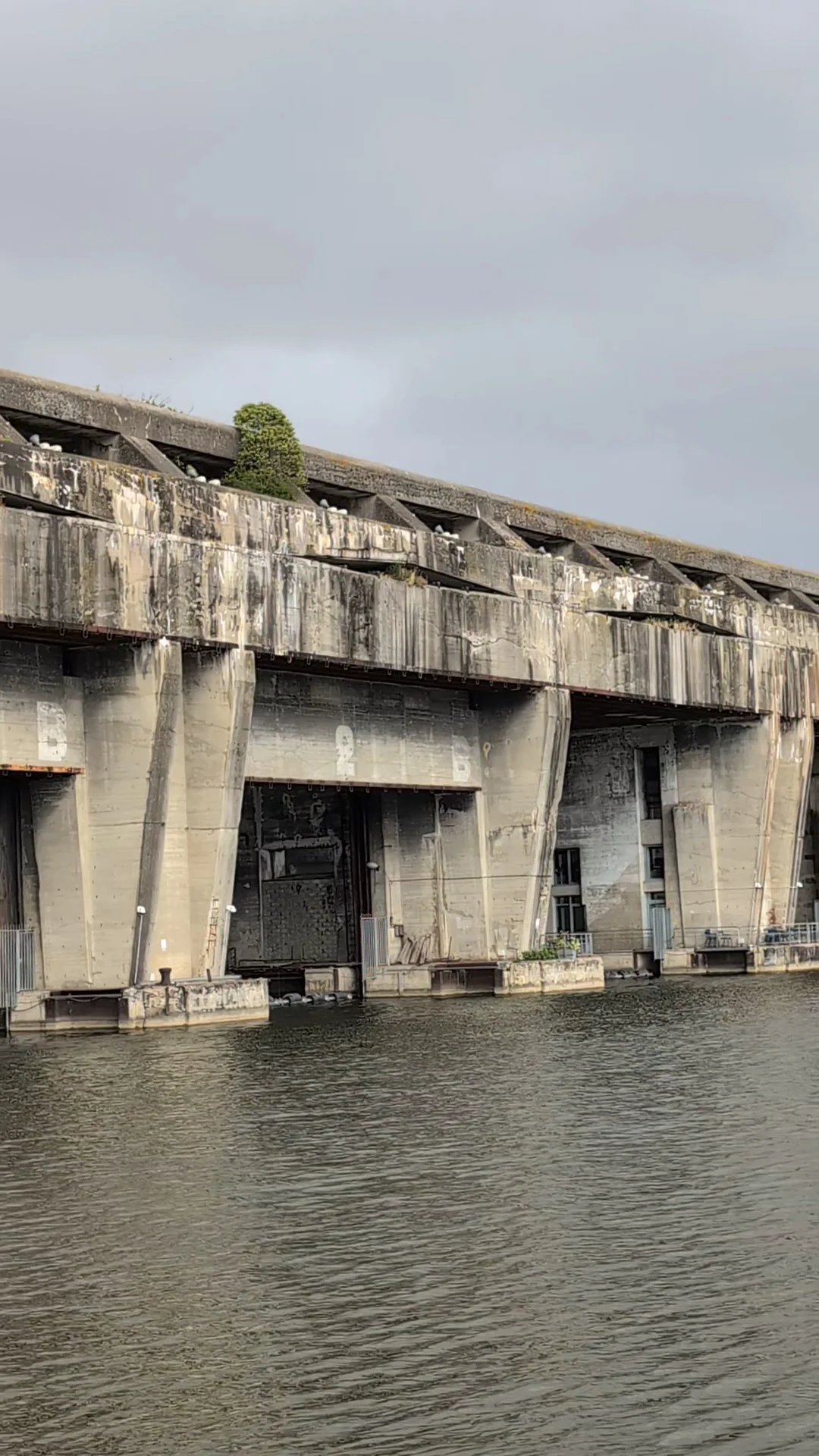 Family areas at Base sous-marine Bordeaux — family travel photo