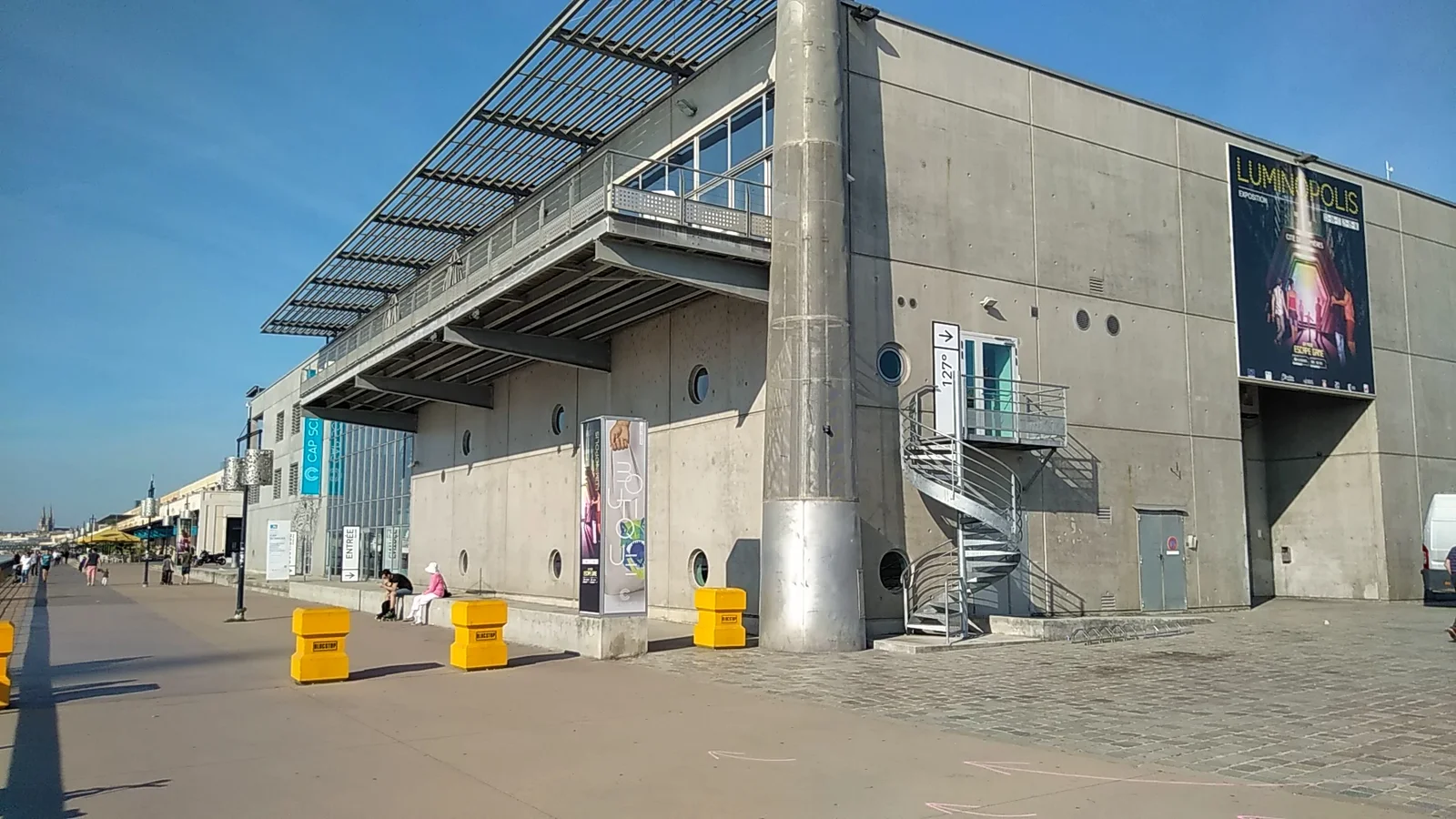 Family areas at Cap Sciences Bordeaux — family travel photo