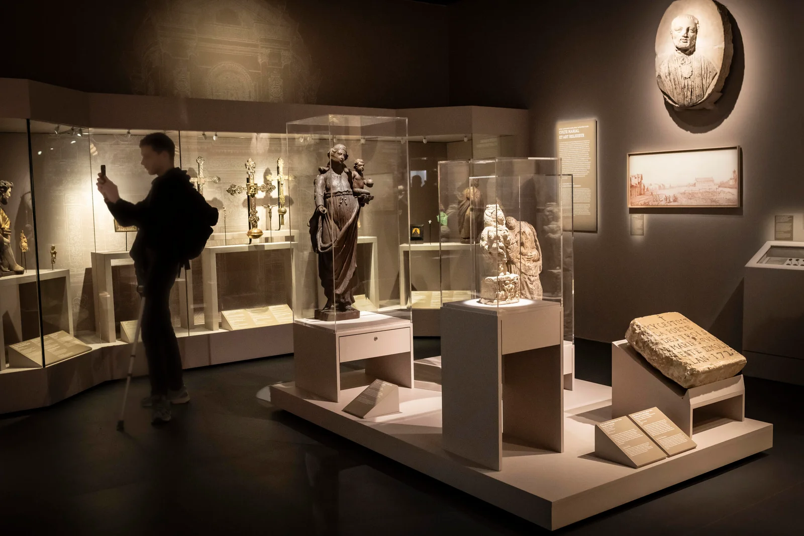 Interactive zones at Musée d'Aquitaine Bordeaux — family travel photo