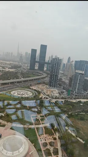 Around the area at Dubai Frame Dubai — travel photo