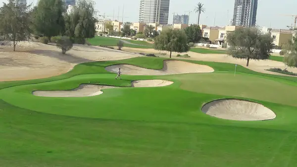 Around the area at Dubai Sports City Dubai — travel photo