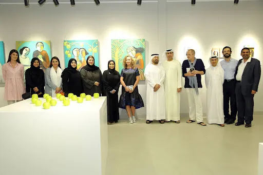 Interior at Aisha Alabbar Gallery Dubai — travel photo