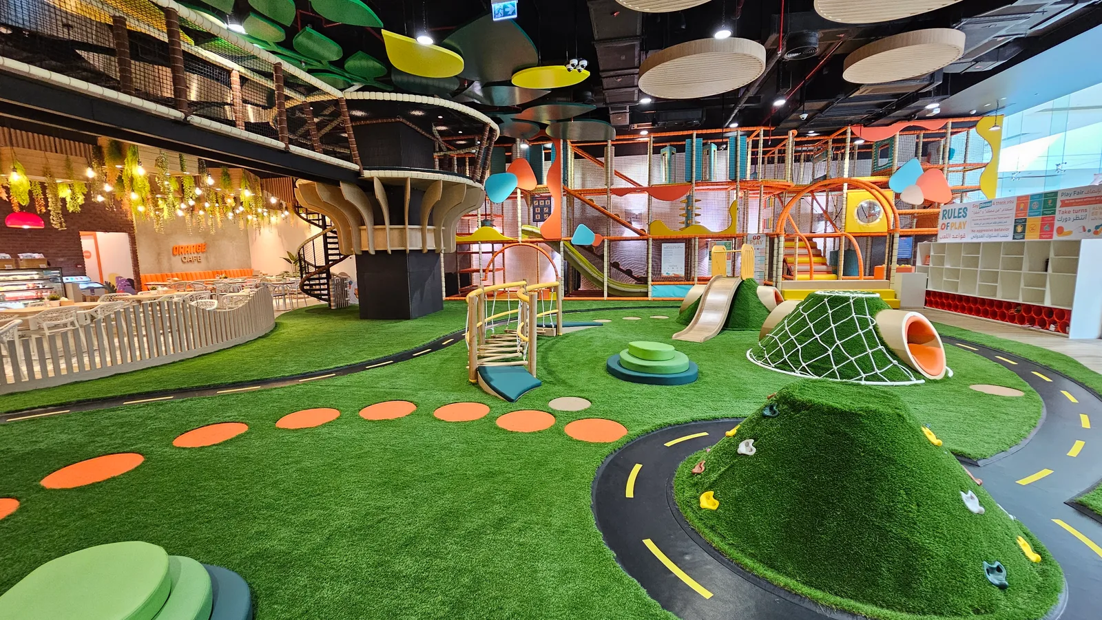 Interior at Orange Wheels - Circle Mall Dubai — travel photo