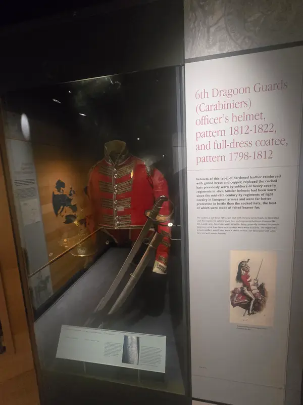 Atmosphere at The Royal Scots Dragoon Guards Regimental Museum Edinburgh — travel photo