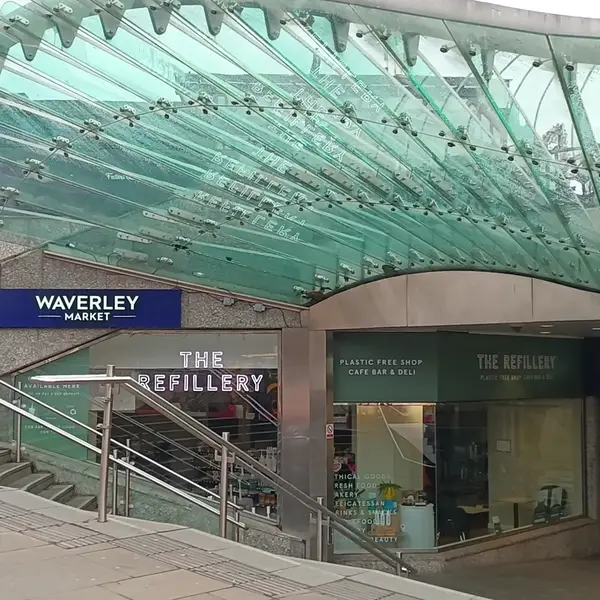 Details at Waverley Market Edinburgh — travel photo