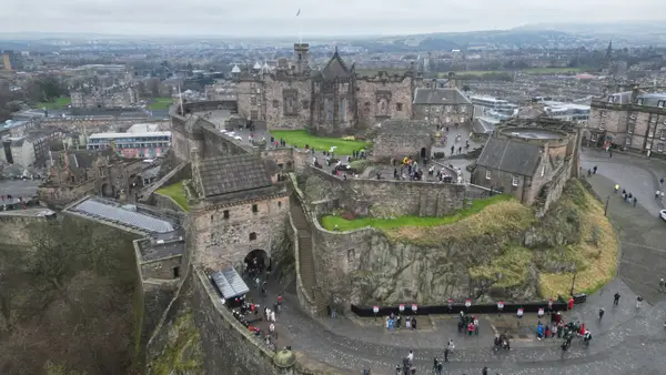 Atmosphere at Edinburgh Castle Edinburgh — travel photo
