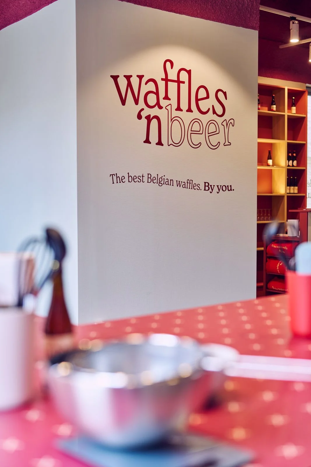 Waffles 'n Beer in Ghent Centre