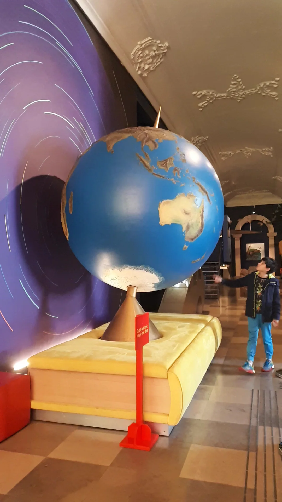 Family areas at The world of Kina: the House Ghent — family travel photo