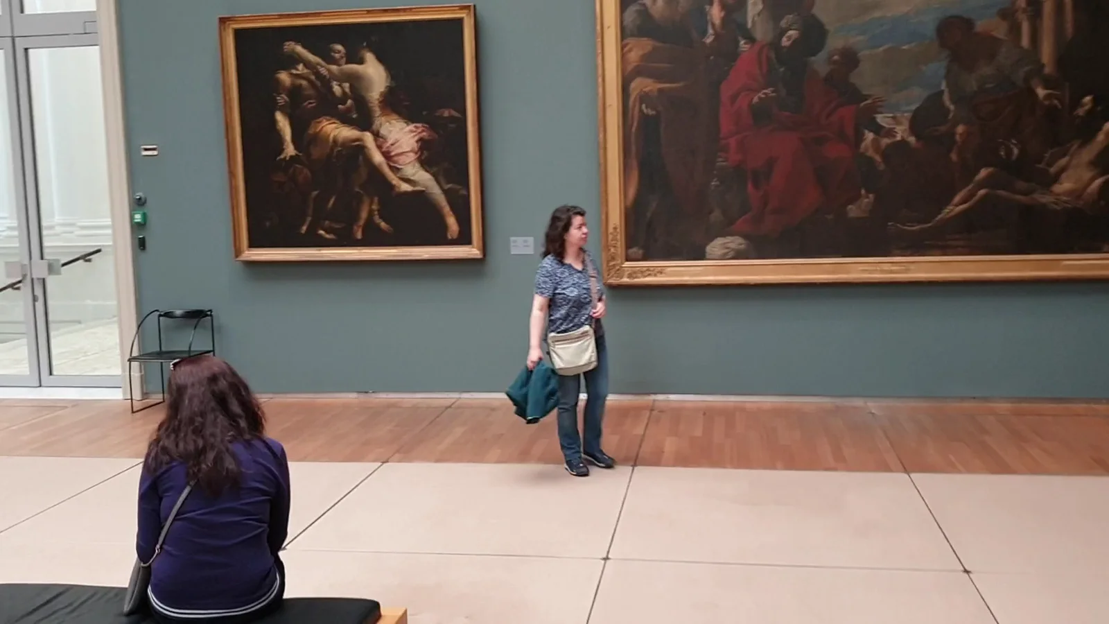 Family areas at Belgium Royal Museums of Fine Arts Ghent — family travel photo
