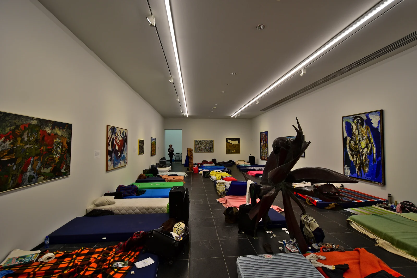 Interactive zones at SMAK - Municipal Museum of Contemporary Art Ghent — family travel photo