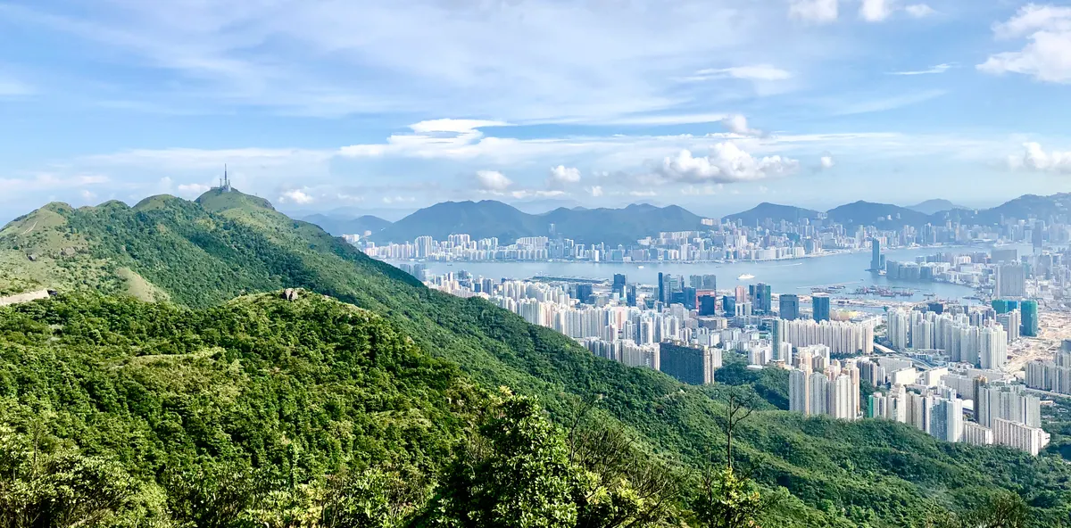 Around the area at Kowloon Peak Viewing Point Hong Kong — travel photo
