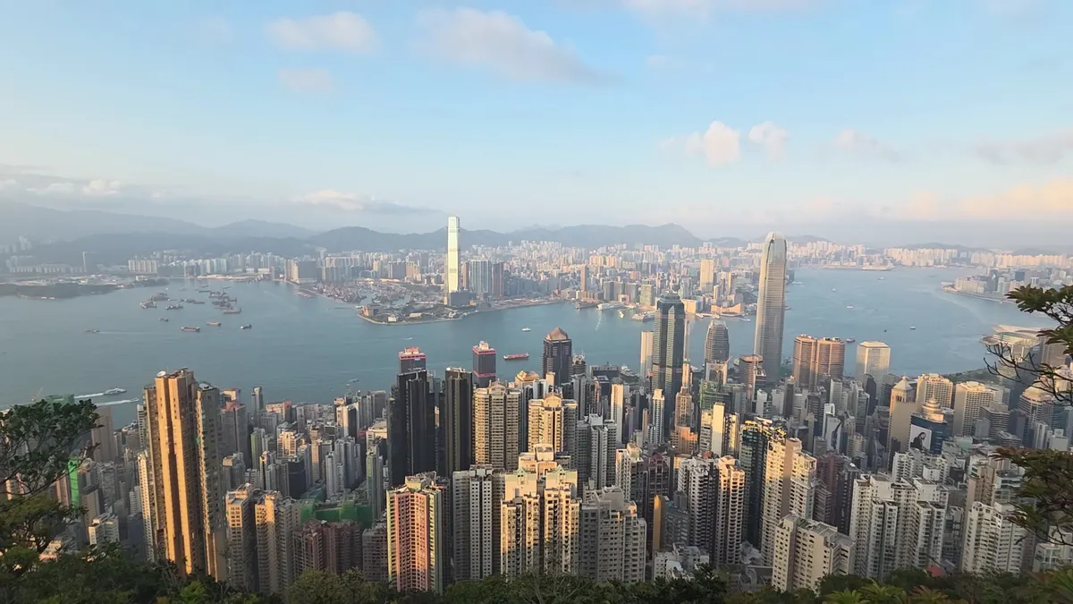 Details at Lugard Road Lookout Hong Kong — travel photo