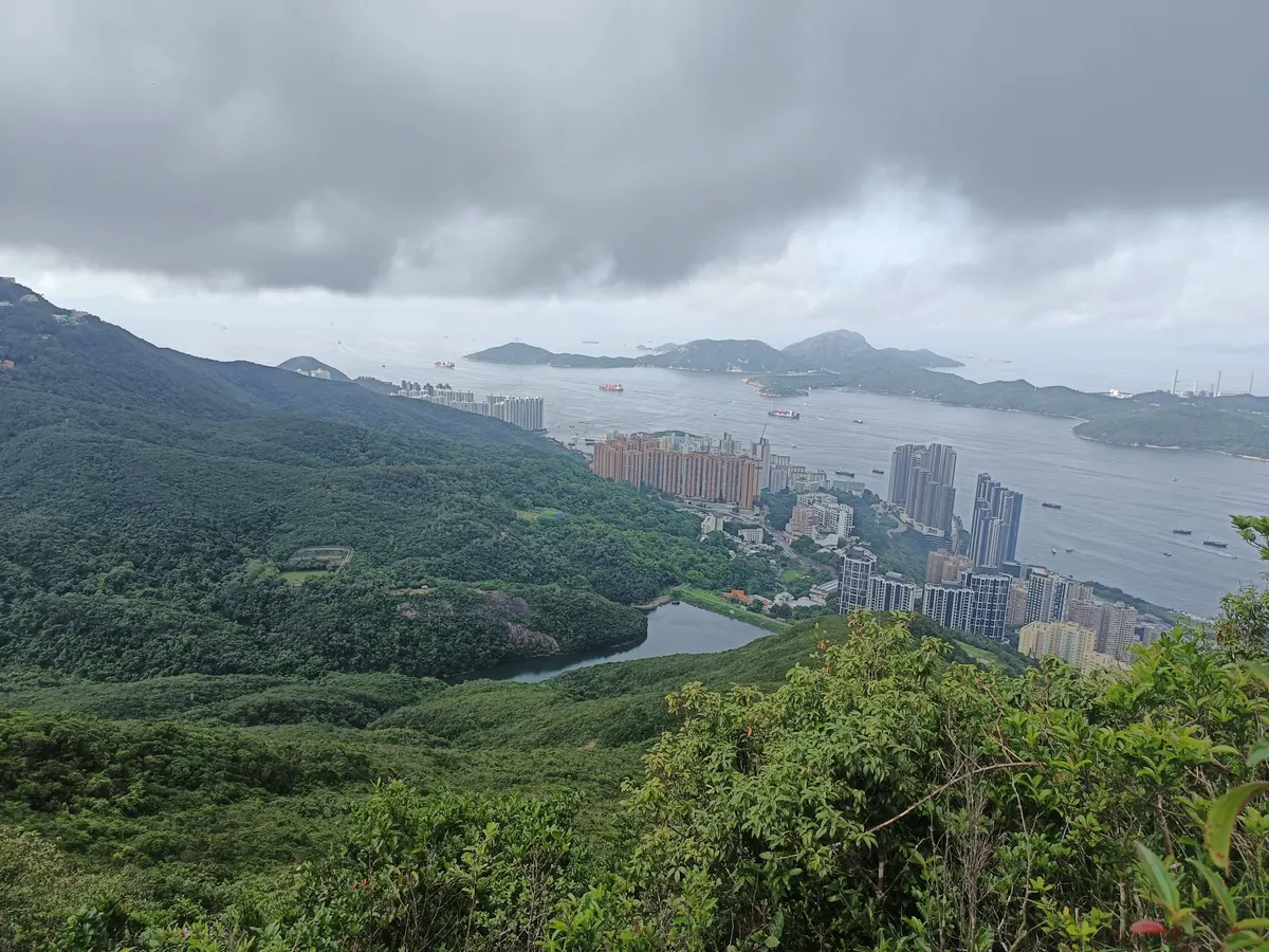 Interior at Mt. High West Viewing Point Hong Kong — travel photo
