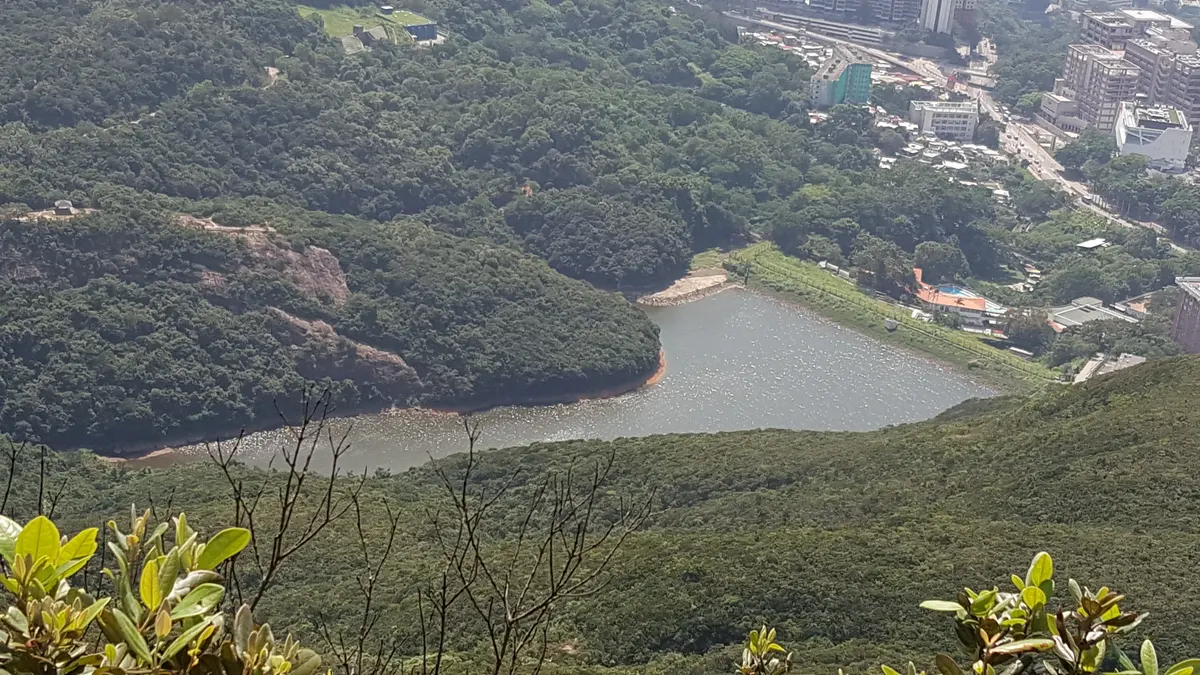 Details at Mt. High West Viewing Point Hong Kong — travel photo