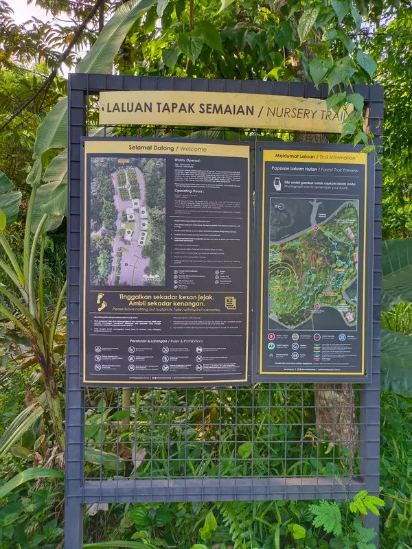 Details at Taman Tugu Kuala Lumpur — travel photo
