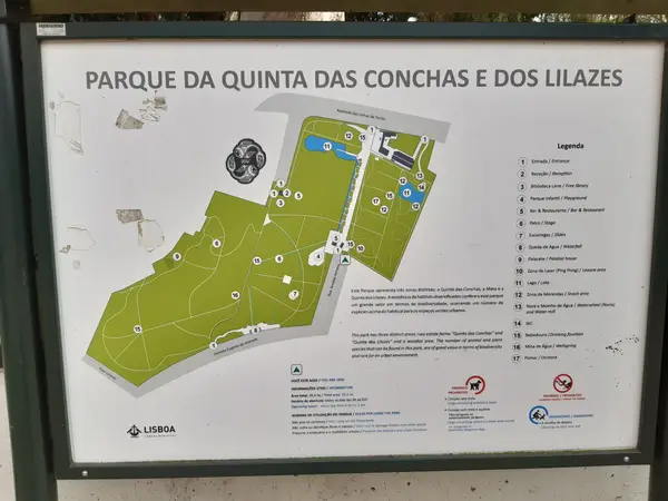 Details at Parque da Quintas das Conchas e dos Lilases Lisbon — travel photo