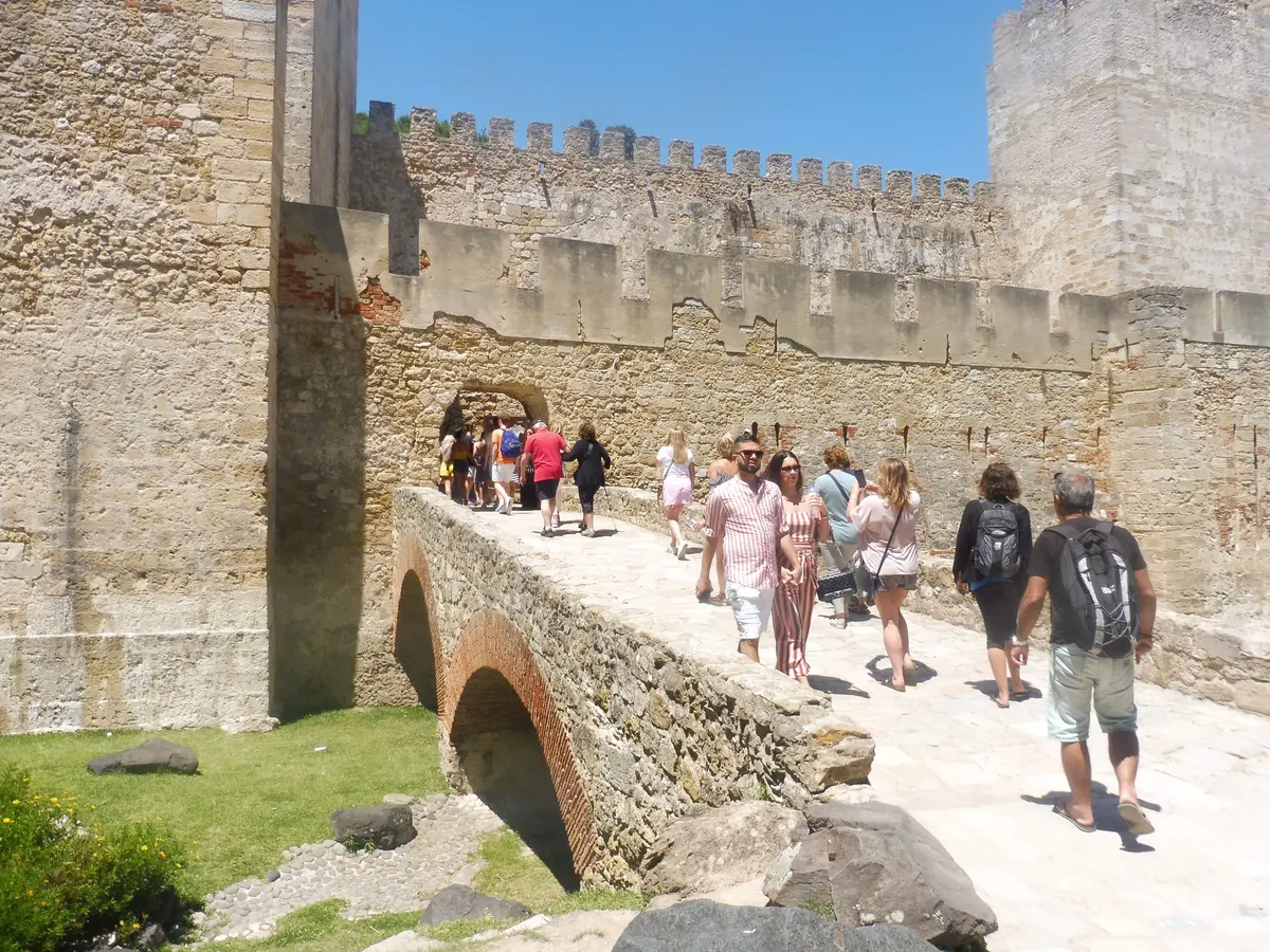 Around the area at Castelo de São Jorge Lisbon — travel photo