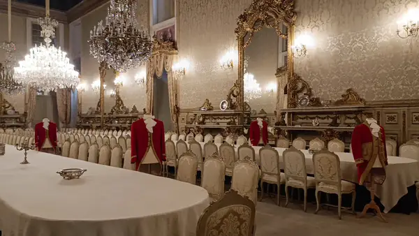 Interior at Palácio Nacional da Ajuda Lisbon — travel photo