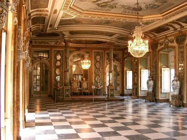 Around the area at Queluz National Palace Lisbon — travel photo