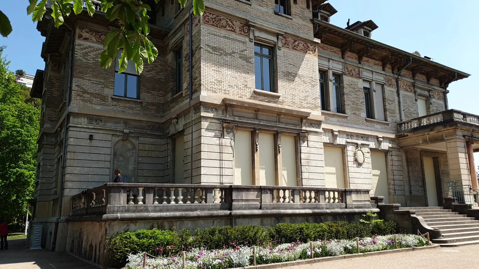 Family areas at Parc de la Cerisaie Lyon — family travel photo