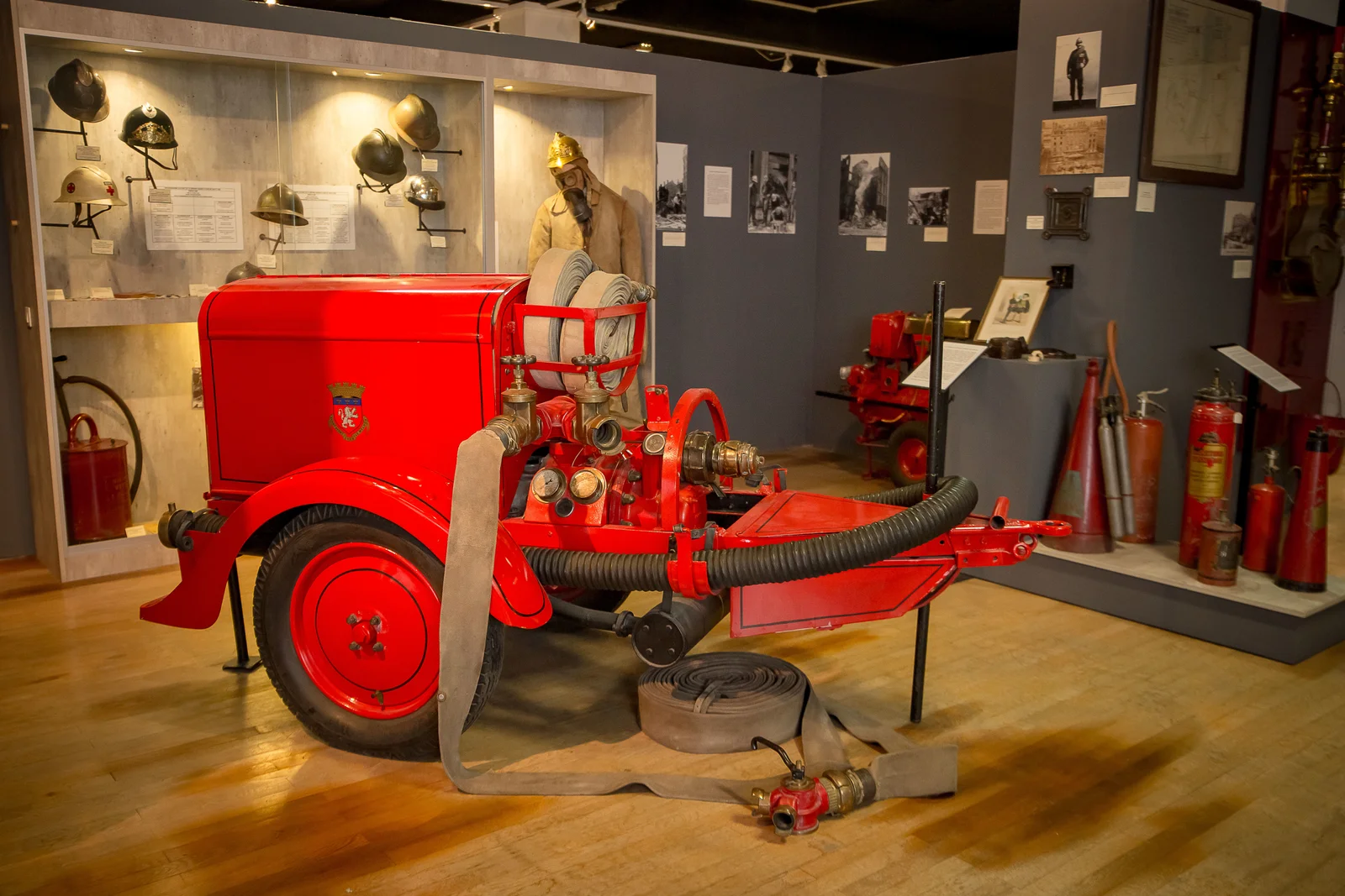 Kids activities at Fire Brigade Museum Lyon — family travel photo