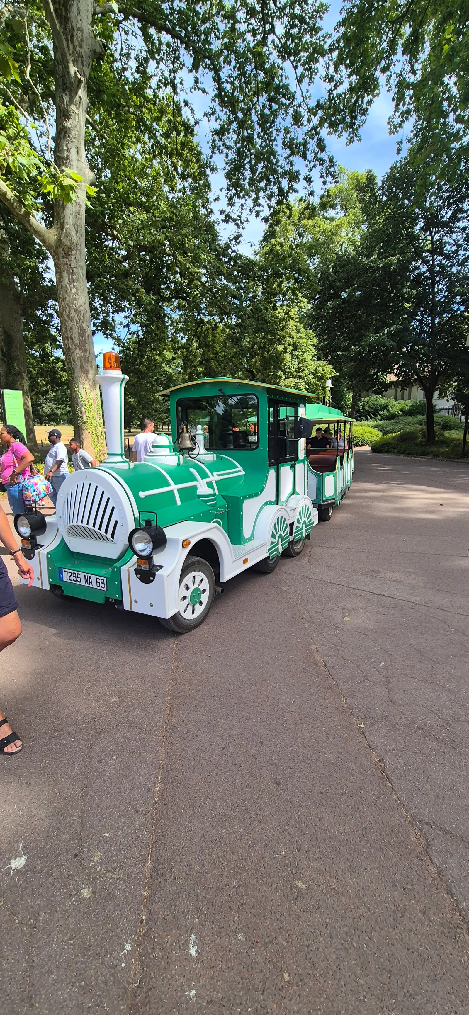 Kids activities at Parc de la Tête d'Or Lyon — family travel photo